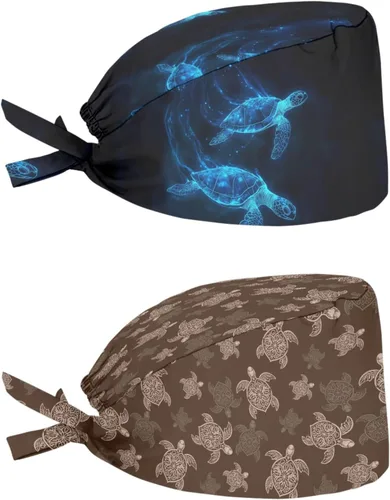 Vista 86 de Babrukda Paquete de 2 gorras con banda para el sudor ajustable con lazo en la espalda, gorro divertido