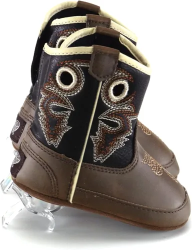 Vista 5 de MF Western Kids Zapato unisex para niño y niño pequeño Trace MarrónNegro