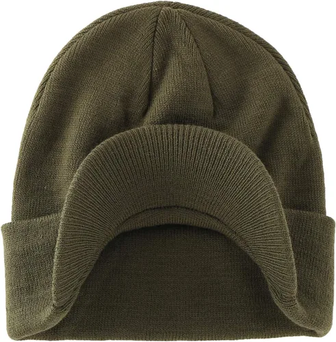 Vista 58 de Home Prefer - Gorro de invierno para hombre con visera, cálida y doble punto.