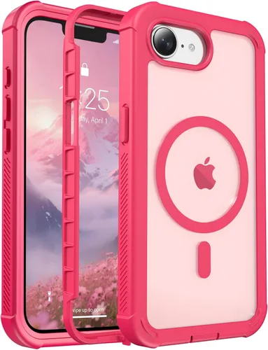 Vista 69 de jaroco - Funda magnética compatible con MagSafe para iPhone 11 de 6.1 pulgadas; protección de grado militar contra caídas, de doble capa