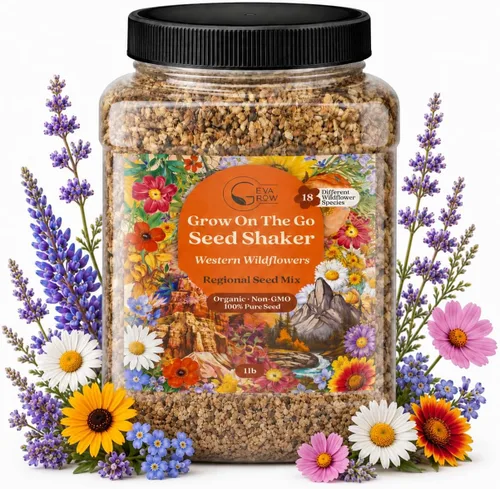 Vista 17 de Mezcla regional de semillas de flores silvestres de GevaGrow (Midwest Wildflowers Mini Shaker)