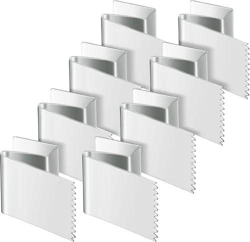 Vista 9 de 20 clips de madera contrachapada de huracán, tormenta, de acero al carbono, para protección universal reutilizable de 1/2 pulgada, color negro