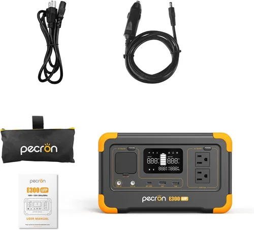 Vista 9 de Estación de energía portátil PECRON E300LFP, 288Wh/600W generador solar