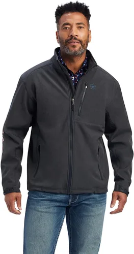 Vista 4 de ARIAT Chaqueta impermeable Logo 2.0 Patriot Softshell para hombre Negro