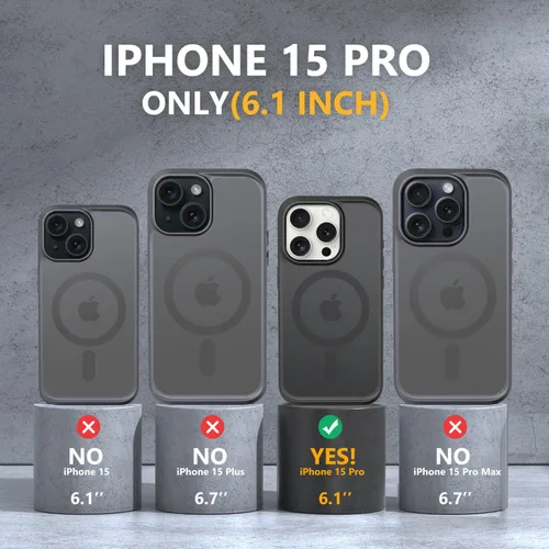 Vista 654 de MOCCA - Funda magnética resistente para iPhone XR de 6.1 pulgadas, compatible con MagSafe, funda con protección contra caídas de grado militar