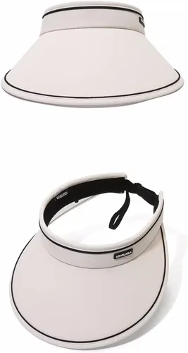 Vista 5 de Sombreros con visera para el sol para mujer, ala ancha, protección UV+50, gorra de playa plegada para un fácil transporte