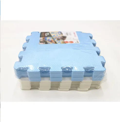 Vista 2 de Tapete no tóxico, azulejos entrelazados de espuma EVA, tapete de equipo para gimnasio, tapete de EVA para niños (20 pies cuadrados (20 azulejos) 1 x