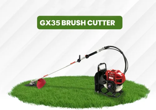Vista 2 de Gx35 Mochila de 4 tiempos 7 en 1 Cortador de Cepillos Tiller Hierba Cortadora de setos Cortacésped Wacker