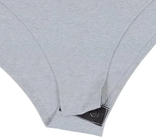 Vista 5 de Natural Uniforms Traje de cuerpo de manga larga con cuello de tortuga, elástico de algodón transpirable