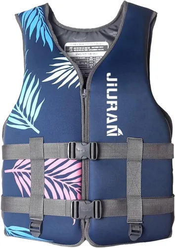 Vista 10 de Chaleco de kayak para adultos con correas para las piernas, chaqueta de chaleco de natación de secado rápido para navegación, pesca, surf, chaqueta