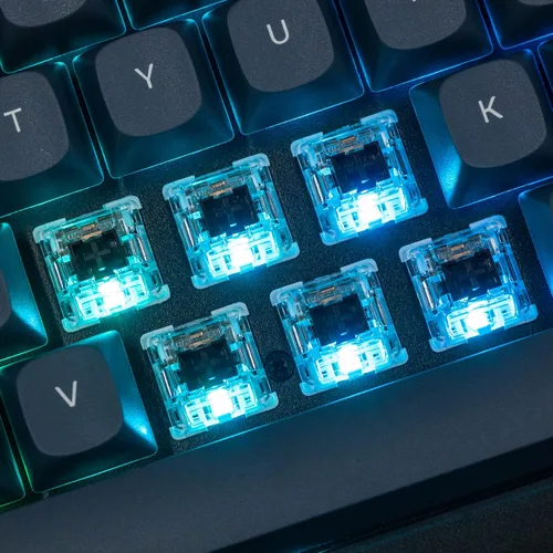 Vista 7 de Keychron V5 - Perilla de teclado mecánico personalizada con cable, diseño del 96% QMKVIA programable con intercambiable en caliente Keychron K Pro