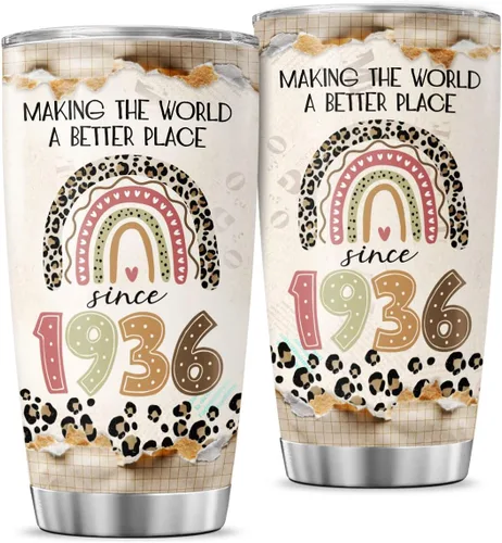Vista 13 de Making The World A Better Place Since 1996 - Vaso de acero inoxidable de 20 onzas, regalo de cumpleaños para mujeres, regalo de cumpleaños para 30