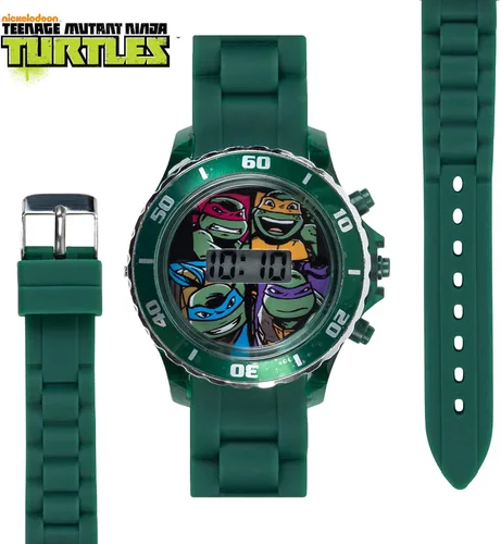 Vista 3 de Accutime Ninja Turtles - Reloj digital para niños