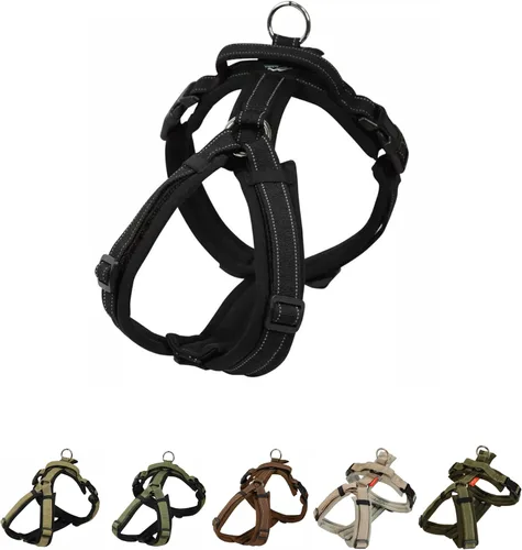 Vista 7 de Hakusan - Arnés tipo Ranger Zero Dog Safe, sin asfixia/difícil de desconectar, gran ajuste, fácil de poner y quitar, ajustable, reflector, XXS