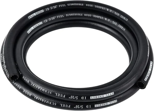 Vista 10 de EVIL ENERGY Manguera de combustible sumergible de 3/8 "E85 en línea de tanque SAE 30R10 para sistemas de combustible automotrices 1FT 300PSI