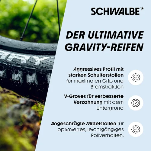 Vista 4 de Schwalbe Magic Mary Evo Faltreifen/ 62-584 (27,5x2,4') Super Downhill