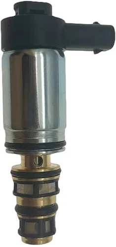Vista 2 de Válvula del compresor de la CA compatible con el motor 6CVC140E de Civic 1.5L 2.0 litros Solenoide de control electrónico del A/C
