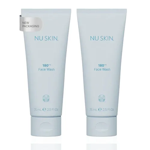 Vista 7 de Nu Skin Lavado facial 180° Limpiador hidratante con vitamina C para piel madura Limpiador facial hidratante para líneas finas y textura