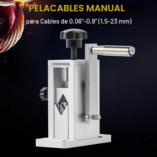 Vista 5 de Máquina pelacables manual para cables de 0.06 "-0.9", orificio