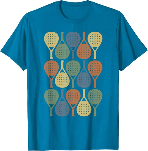 Vista 10 de Vintage Retro Padel Camiseta de Padel Sports Lover