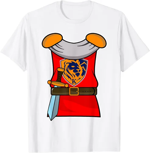 Vista 16 de Disfraz medieval de caballero de Halloween para adultos y niños, Negro, S