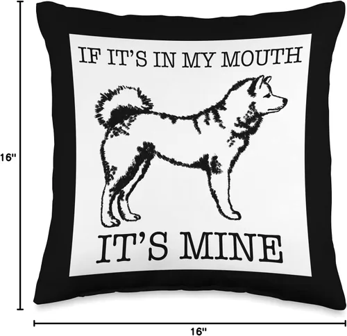 Vista 4 de Gifts and Souvenirs for Akita Lovers Akita Funny Dog Lover - Almohada de regalo para amantes de los perros, 16 x 16 pulgadas, multicolor