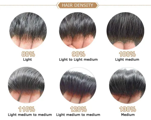 Vista 8 de Sistema de cabello de encaje francés para hombres Tupé para hombres Pieza de cabello humano real para hombres Sistema de reemplazo de cabello