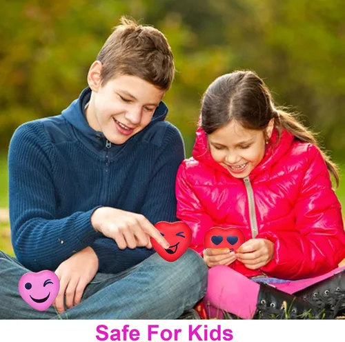 Vista 6 de 30 bolas de estrés para el día de San Valentín, mini bolas sonrientes para aliviar el estrés de 1.5 pulgadas, bolas sonrientes divertidas
