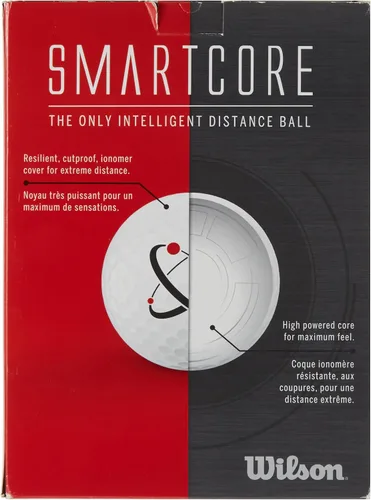 Vista 2 de Wilson Smart Core Pelota de Golf - Paquete de 24 (Blanco)