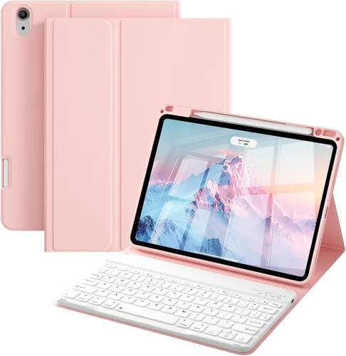 Vista 20 de kenke Funda para iPad de 9ª/8ª/7ª generación con teclado de 10.2 pulgadas Gris