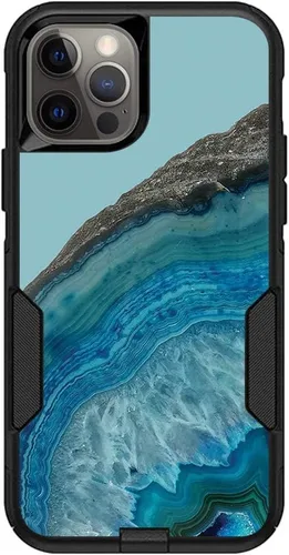 Vista 21 de MightySkins Skin compatible con OtterBox Commuter iPhone 12 y 12 Pro - Mármol ámbar Funda protectora de vinilo duradera y única Fácil de aplicar
