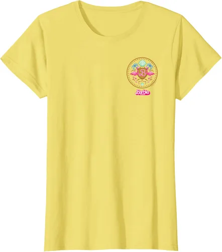 Vista 32 de Barbie The Movie - Camiseta Flamingo Crest Negro