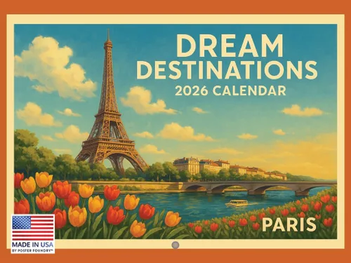 Vista 62 de Calendario Argentina 2026 Calendario mensual de pared de 12 meses Fabricado en Estados Unidos
