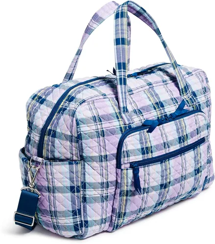 Vista 2 de Vera Bradley - Bolsa de viaje de fin de semana Weekender de algodón para mujer