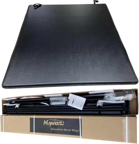 Vista 6 de Mamoru - Funda enrollable suave de 5'7" para cama de camioneta, compatible con Ram 1500 2019-2026 nuevo estilo de cuerpo, funda tonneau de vinilo