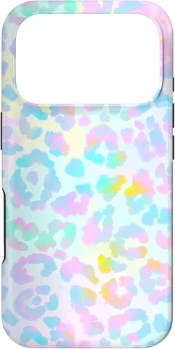 Vista 30 de Colorido lindo arco iris Tie Dye sirena Boho Leopard caso para iPhone 17