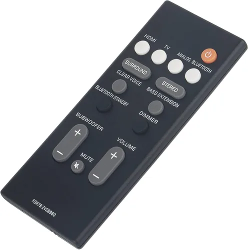 Vista 2 de Nuevo control remoto de repuesto FSR78 ZV28960 para Yamaha Soundbar System ATS1060, ATS-1060, ATS1070, ATS-1070, YAS207, YAS-207, YASCU207