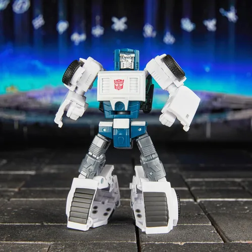 Vista 3 de Transformers Age of the Primes Autobot Tailgate, Deluxe Class 5.25 pulgadas, figura de acción de conversión de robot, juguetes robot para mayores