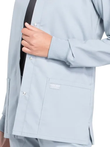 Vista 3 de Cherokee Workwear Profesionales Snap Front Warm-up Scrub Jacket