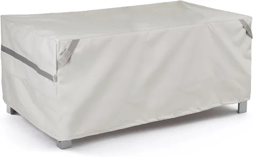 Vista 10 de Covermates Funda rectangular para mesa decorativa – Funda para muebles de patio al aire libre, resistente al agua, otomana/mesa auxiliar, poliéster