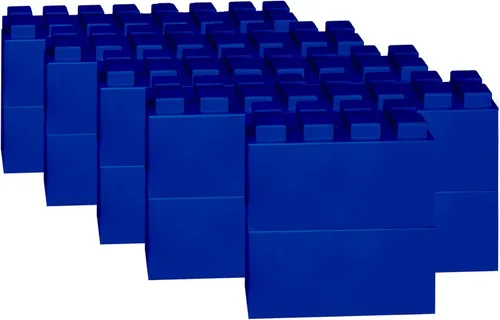 Vista 58 de EverBlock Paquete modular de plástico de tamaño natural de 3 x 3 pulgadas Bloques de construcción gigantes Fácil de conectar y reutilizar Uso