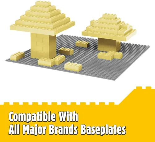 Vista 4 de Ladrillos de construcción clásicos, 100 piezas de bloques de construcción de 2 x 4, juguetes de construcción creativos STEM compatibles con todas