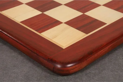 Vista 3 de RoyalChessMall - Tablero de ajedrez de madera de palisandro y arce de 19 pulgadas, cuadrado de 1.969 in