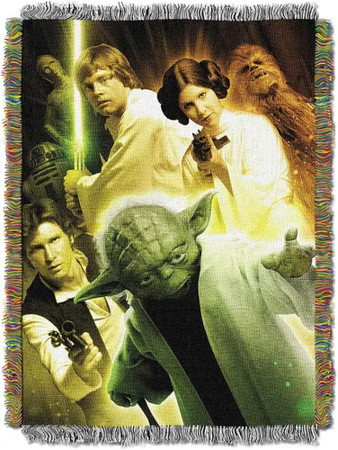 Vista 11 de Cobija tapiz tejida de The Mandalorian, The Child de Star Wars
