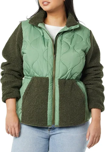 Vista 4 de Tienda Essentials Chaqueta de imitación de piel de oveja mixta para mujer