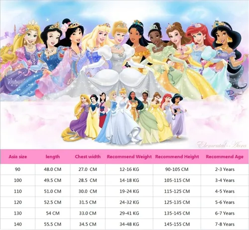 Vista 2 de QAQGood Princess Toddler Girls Swimsuit Costume Ruffles Cartoon One Piece Bathing Suit Swimwear Summer Holiday for 2-8 Years