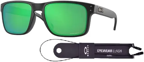 Vista 2 de Oakley Holbrook Asian Fit OO9244 - Gafas de sol de puente bajo para hombre + correa de paquete + kit de cuidado iWear de diseñador