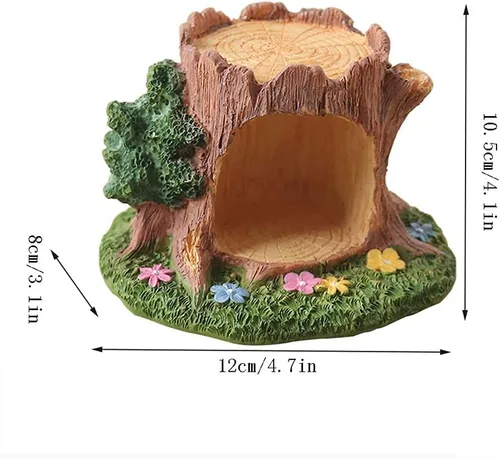 Vista 3 de Escultura de estatua de feng shui chino, decoración creativa de escritorio, linda flor de conejo, suculenta, maceta, decoración del hogar