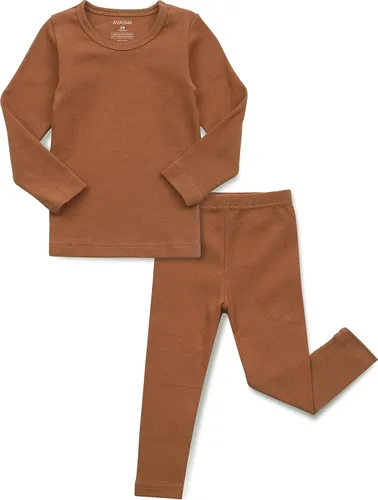 Vista 46 de AVAUMA - Pijama para niños y niñas de algodón básico para uso diario