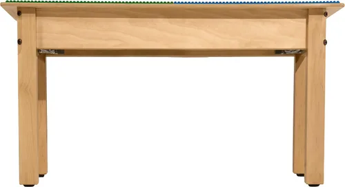 Vista 7 de Time-2-Play - Mesa de juego para niños, compatible con ladrillos Lego, madera contrachapada de abedul extra resistente, 35 pulgadas de ancho x 31